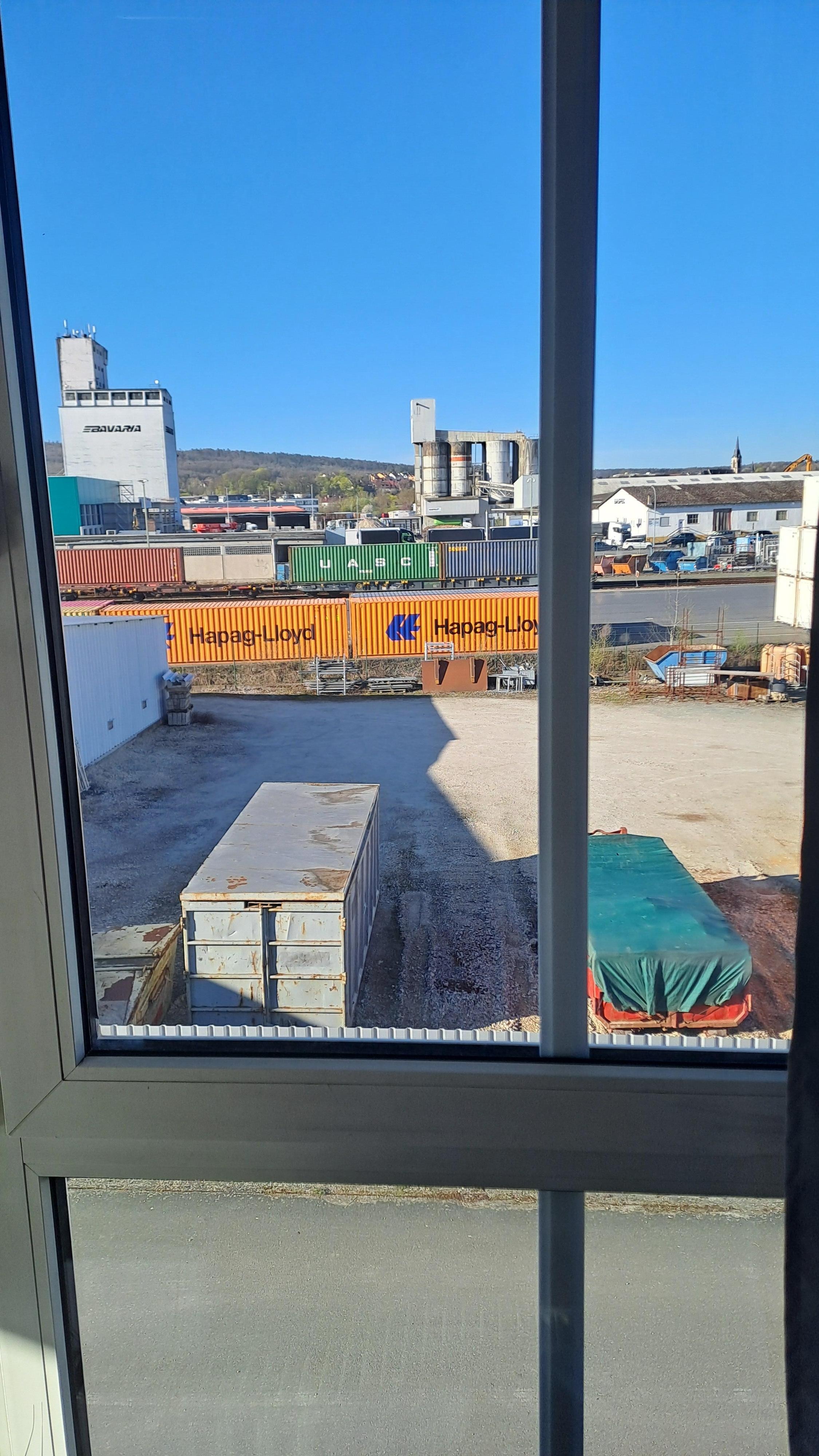 Blick aus dem Wohnzimmer