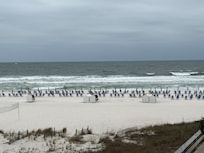 Beach view from the balcony