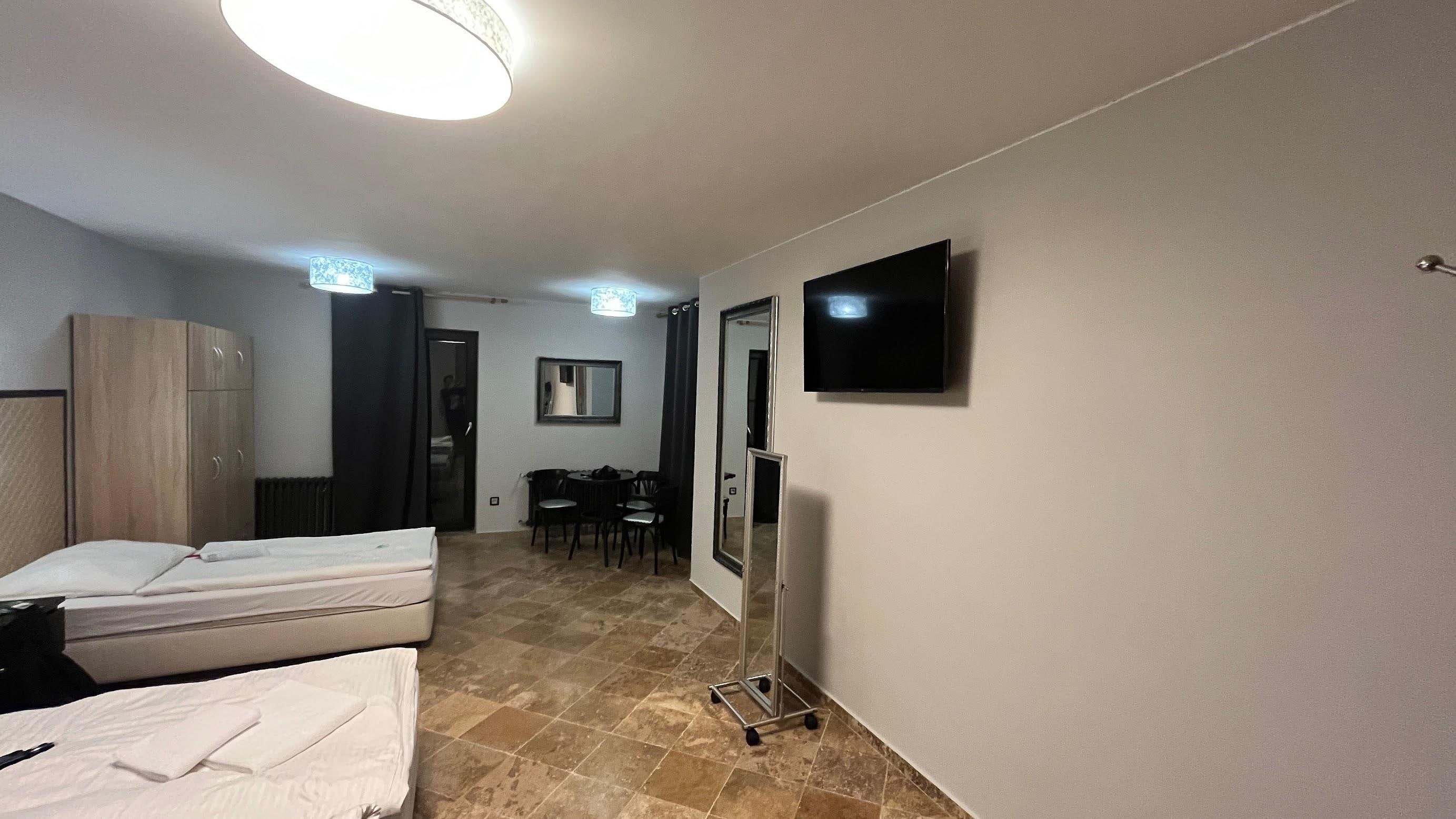This is what our “Exclusive Double Room” looked like