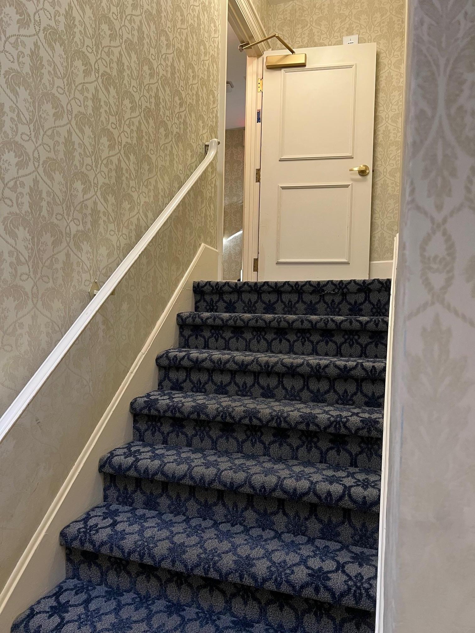 Narrow stairs at every level