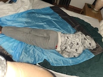 The time I realized we were getting bit up it was 3am. This is how I had to have my son sleep.