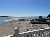 View from balcony, MO’s and ocean beyond.