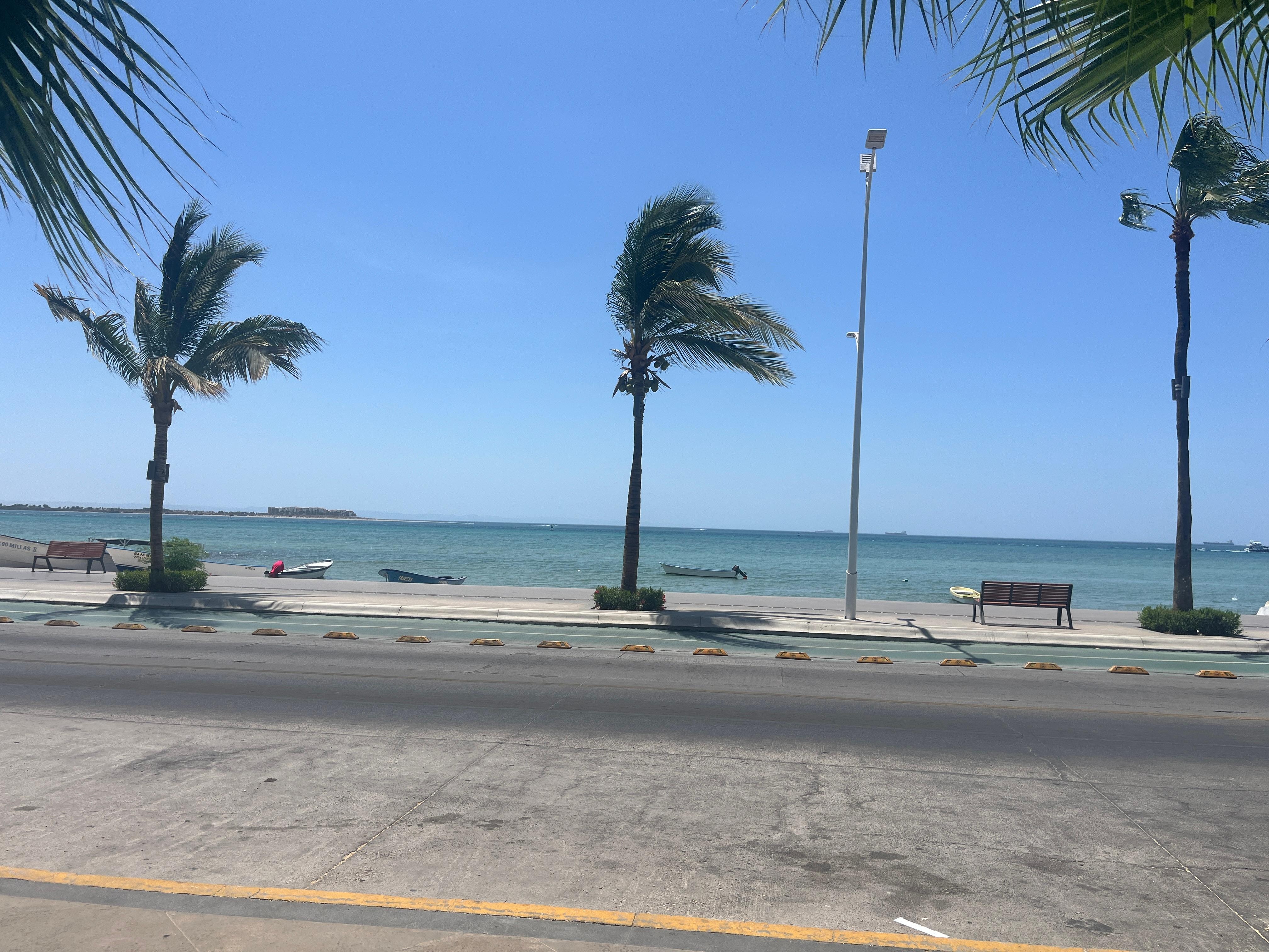 view from front of hotel