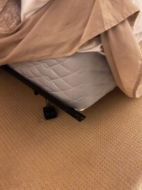 Danger point in twin bed room which injured us as we were unaware of it