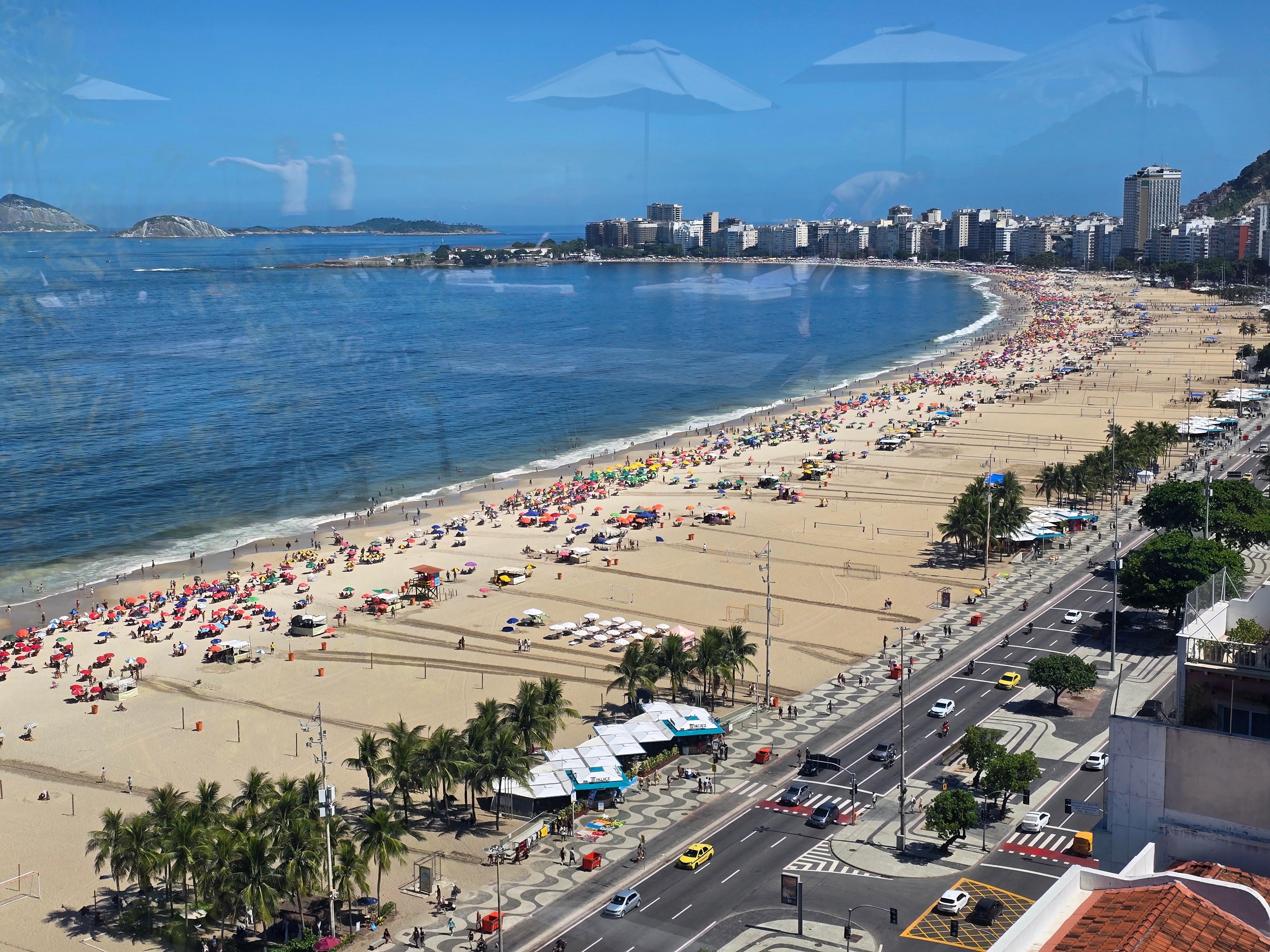 From the 20th floor hotel pool