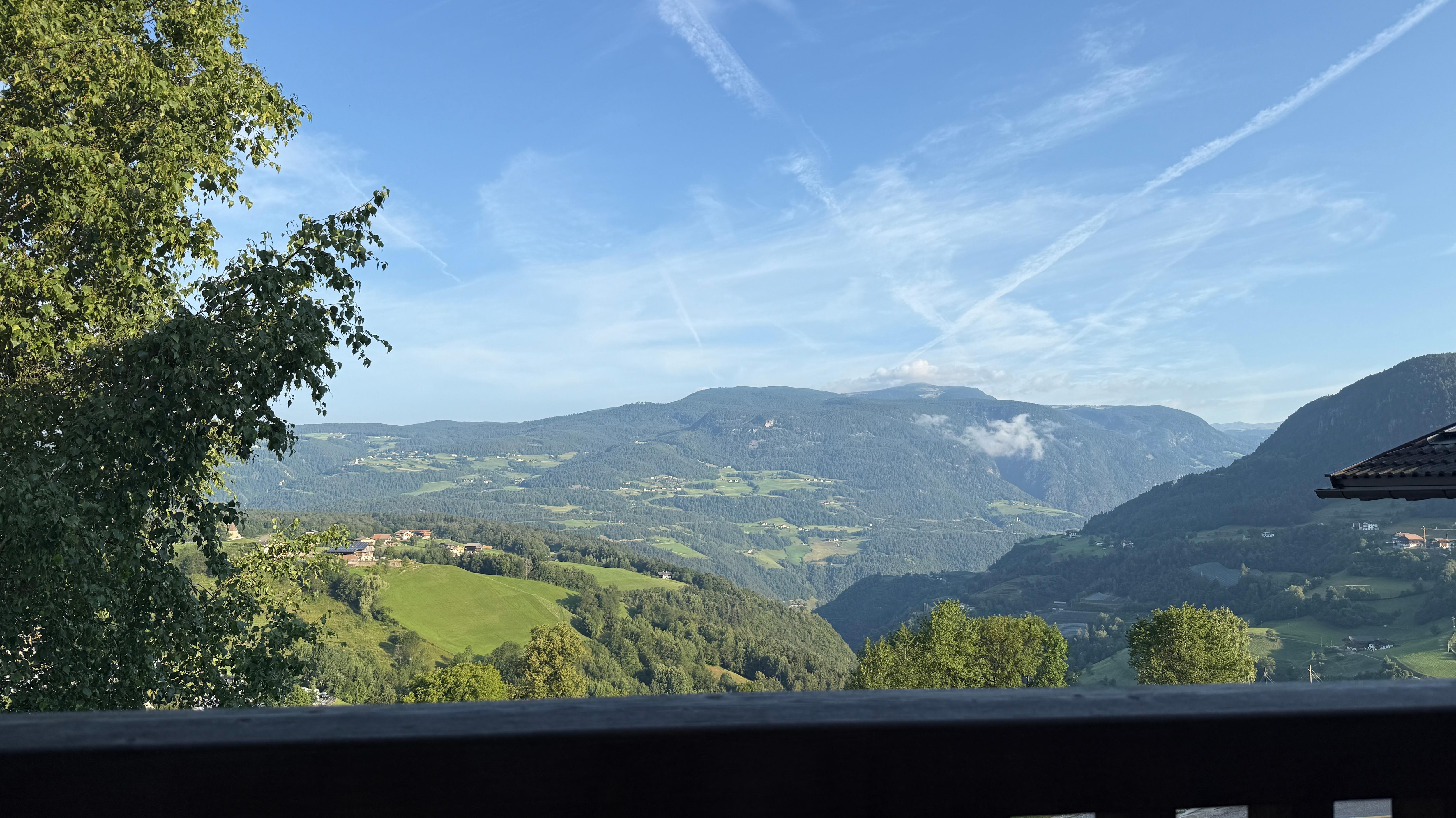 Udsigt fra værelset om morgenen