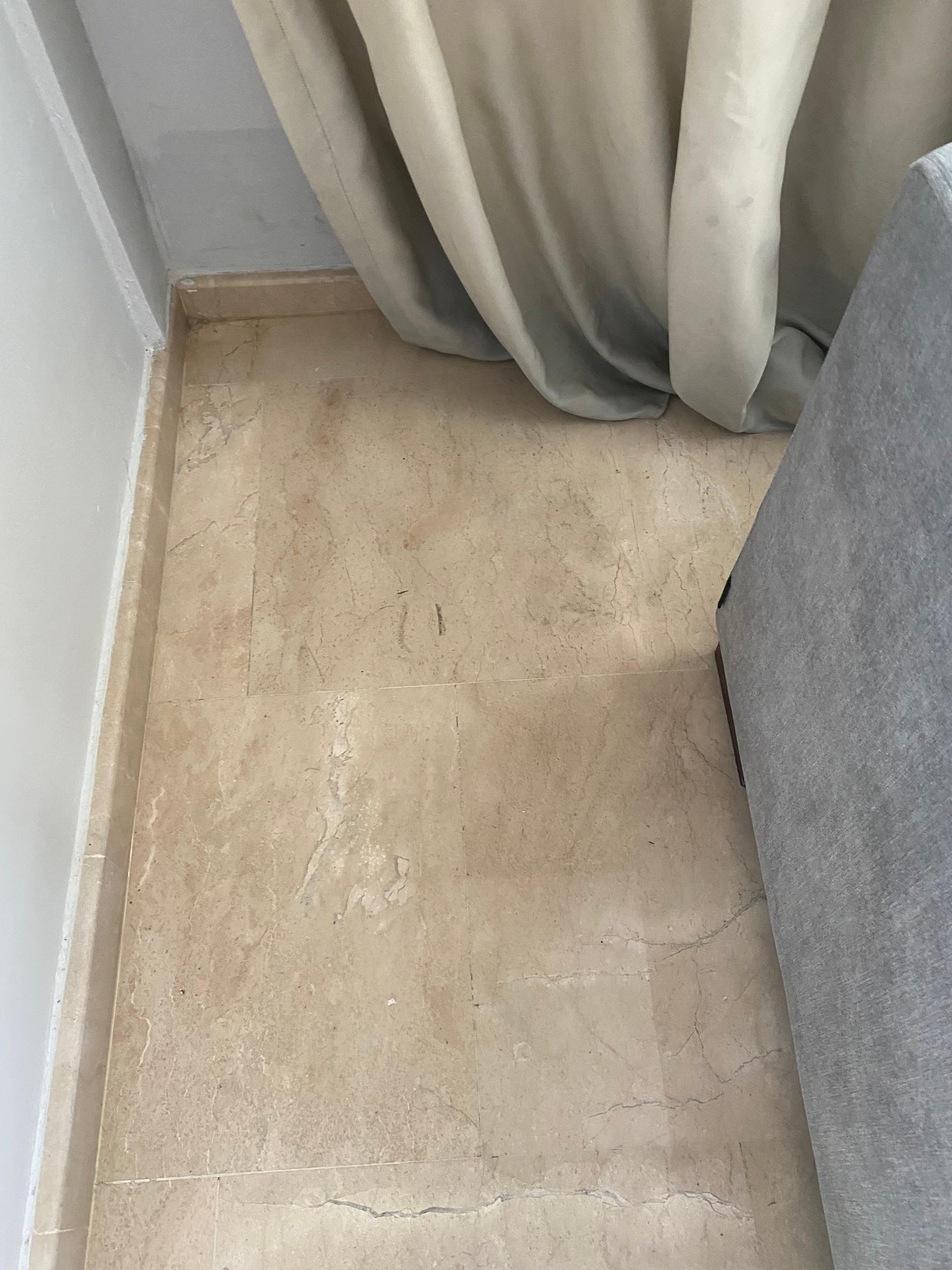 Both corners of the room full of water. 