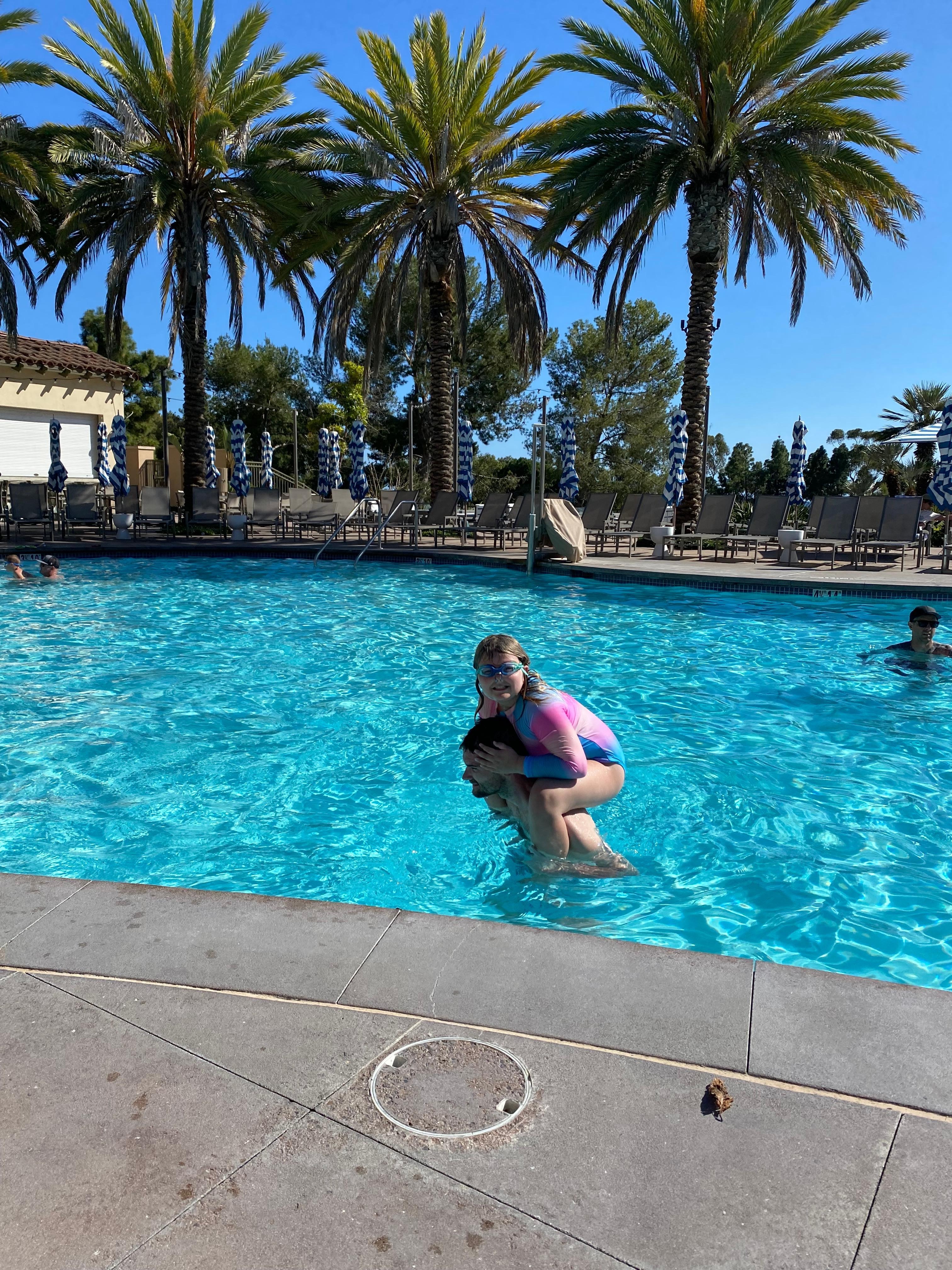 5 pools with their own vibes- this one is kid friendly and had view of ocean