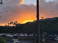 View from my room in the morning.