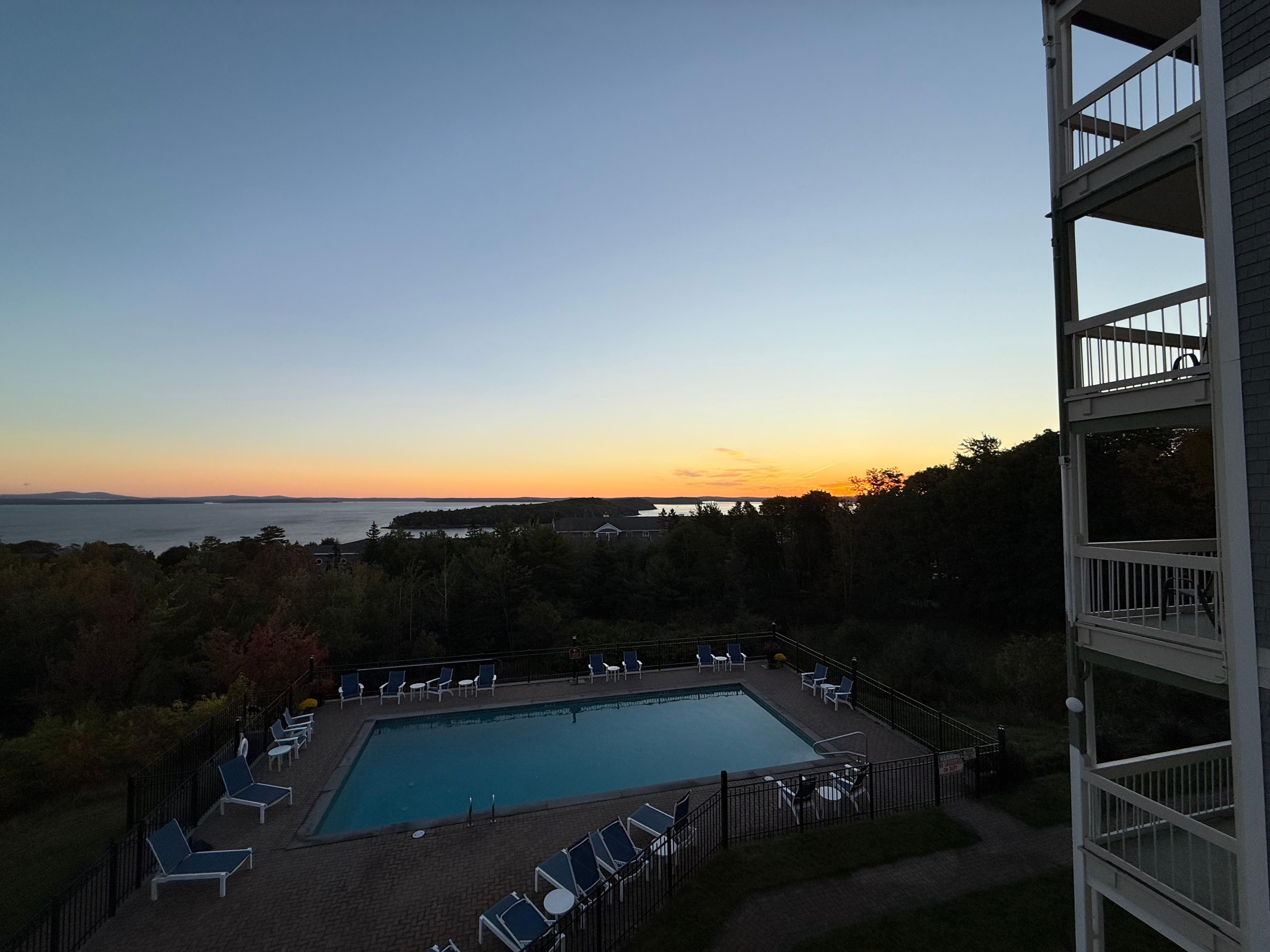 Sunrises from the room were spectacular 