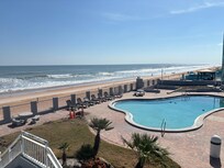 This picture was taken from the room