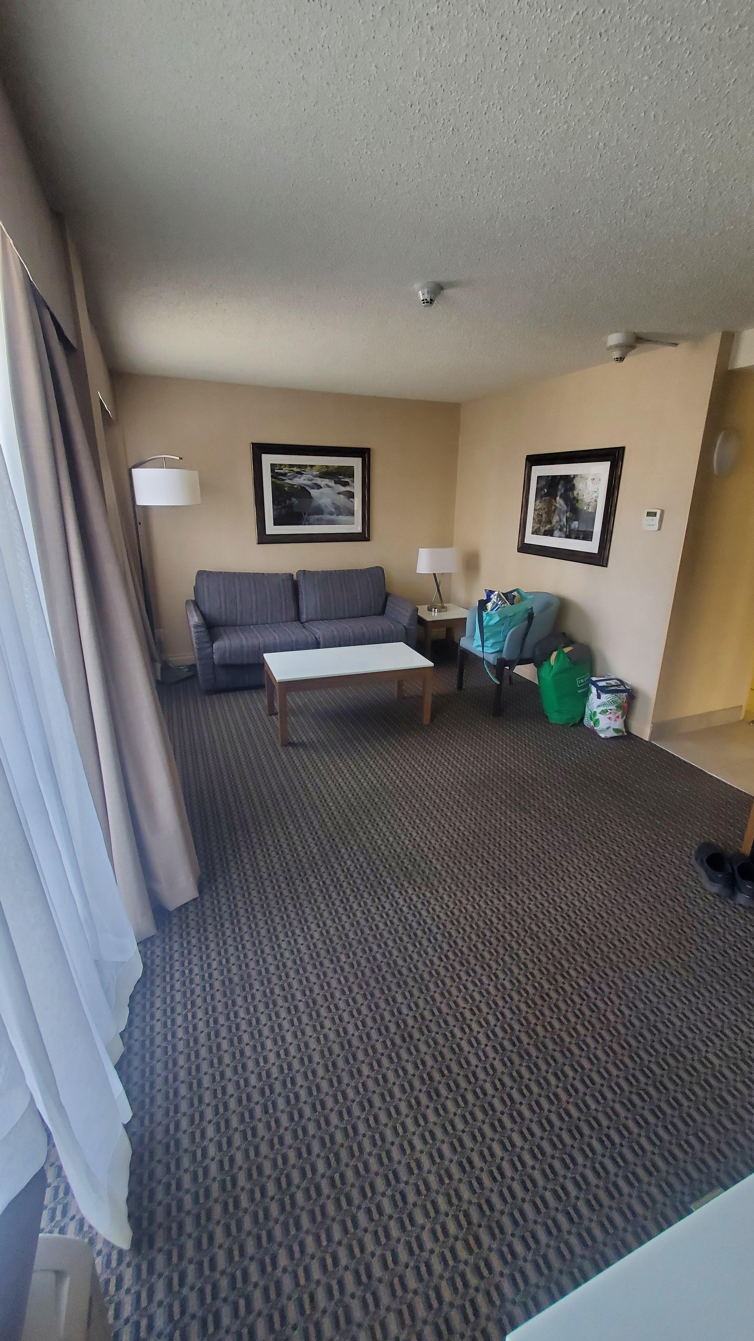 View from the TV wall