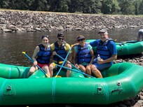 White water rafting was so much fun and very close to the property!
