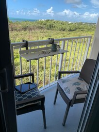 Tiny balcony.