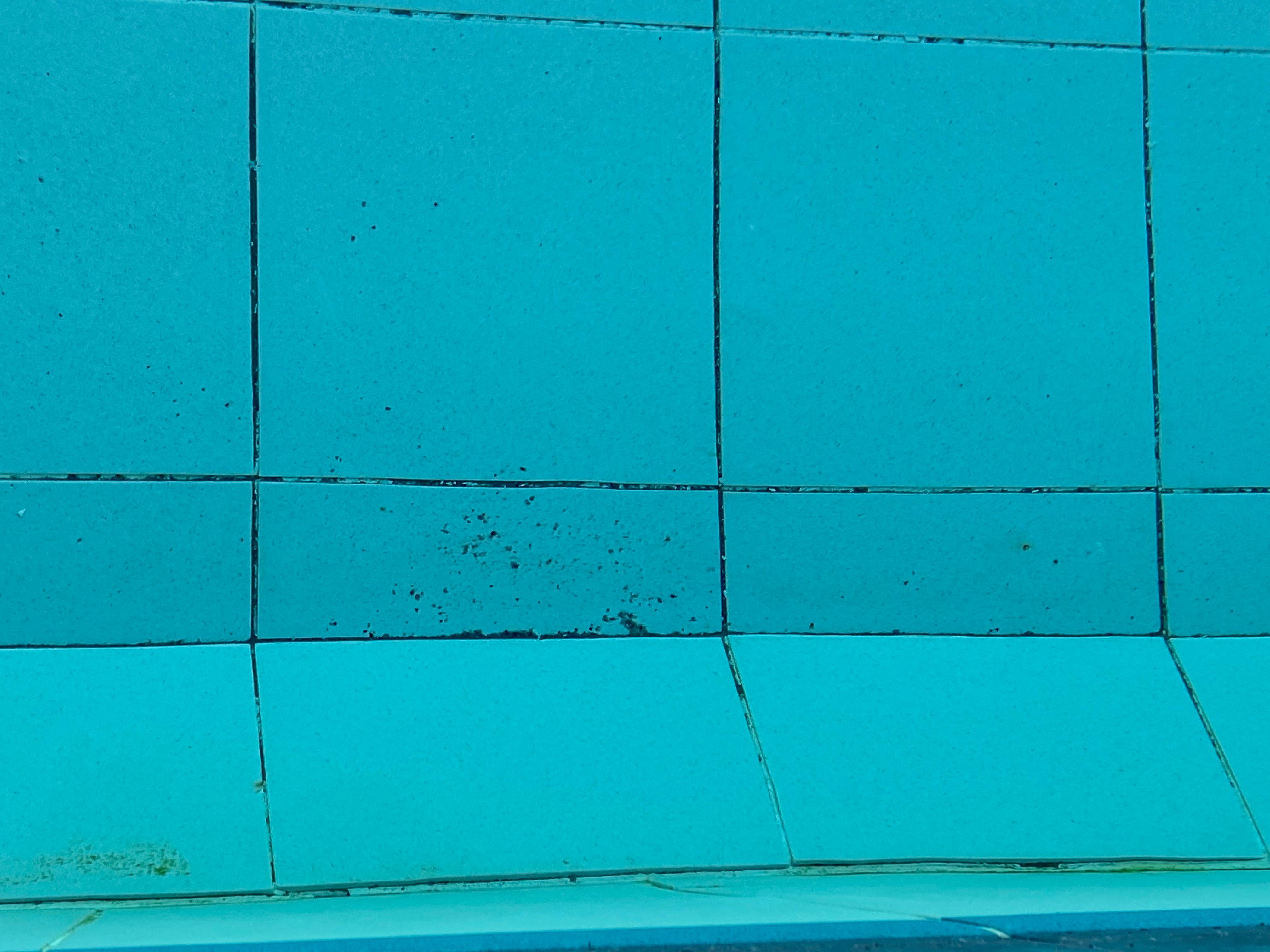 Dirty floor of pool