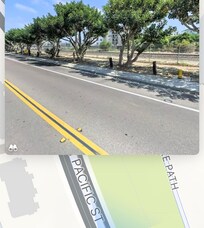 View of Pacific st and close train tracks