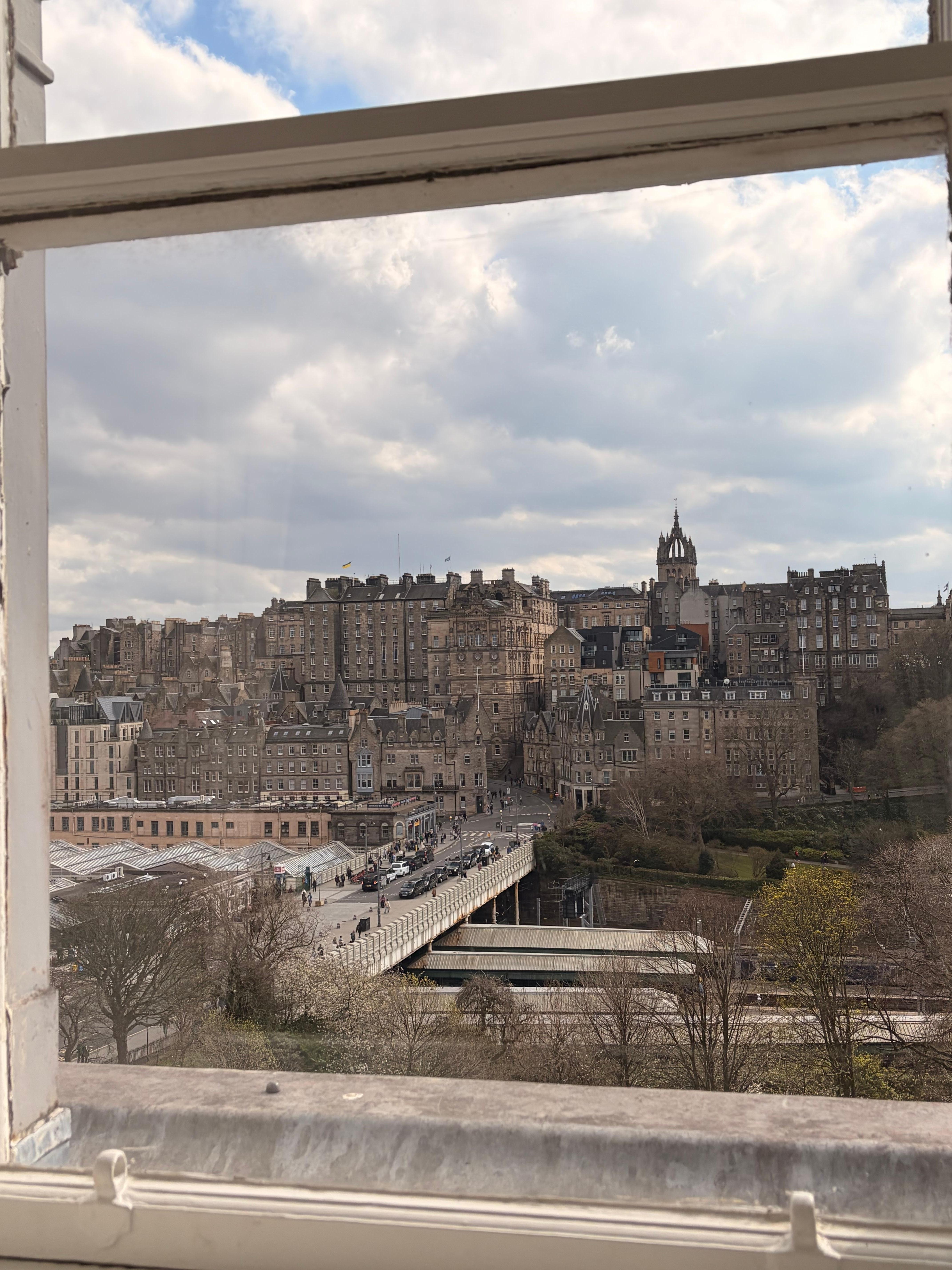 Vista sulla città dalla camera