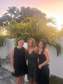 My girls in the back yard