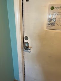 Interior front door to unit