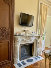 Jr suite fireplace