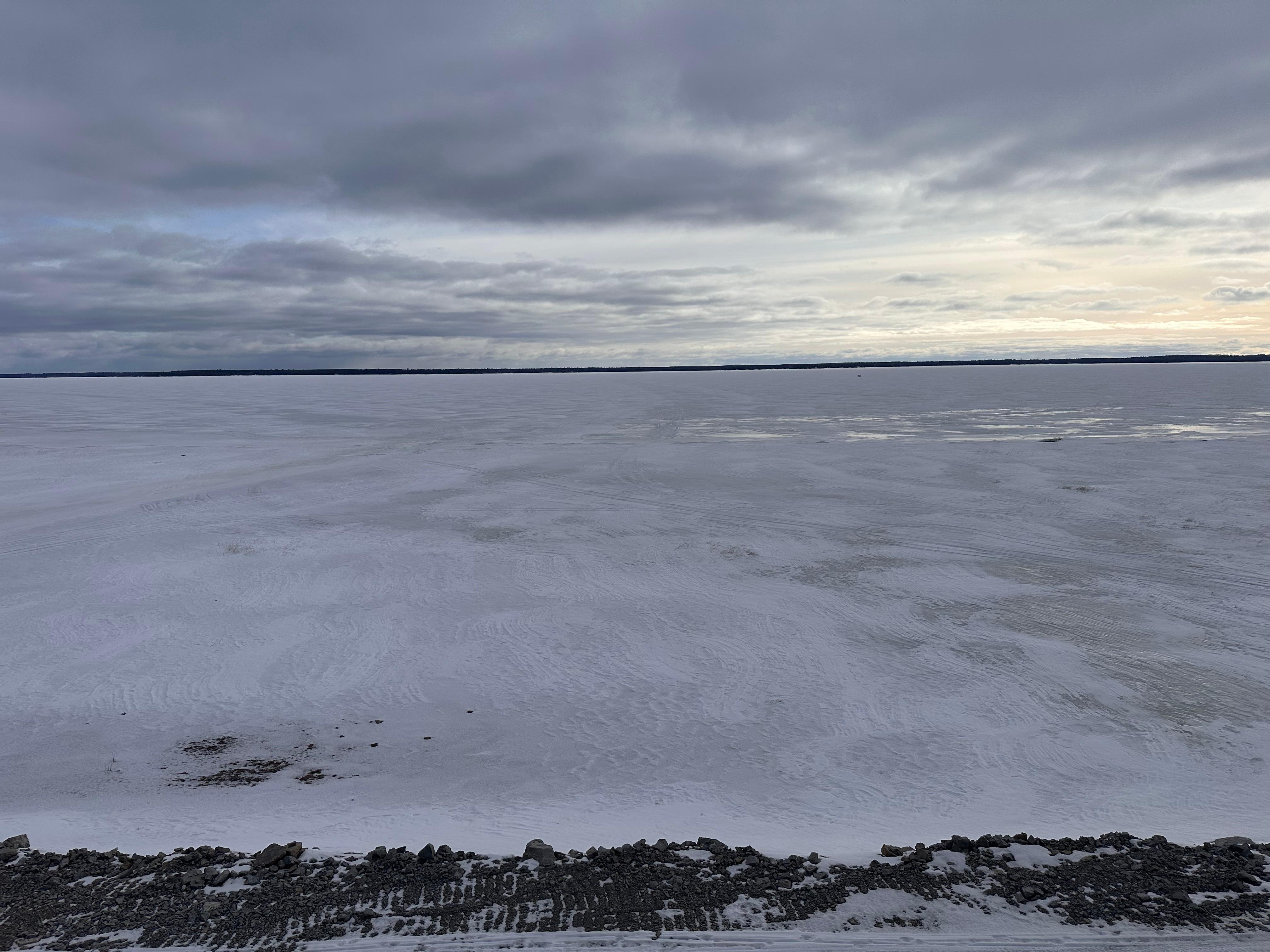 Beautiful views from the balcony. 