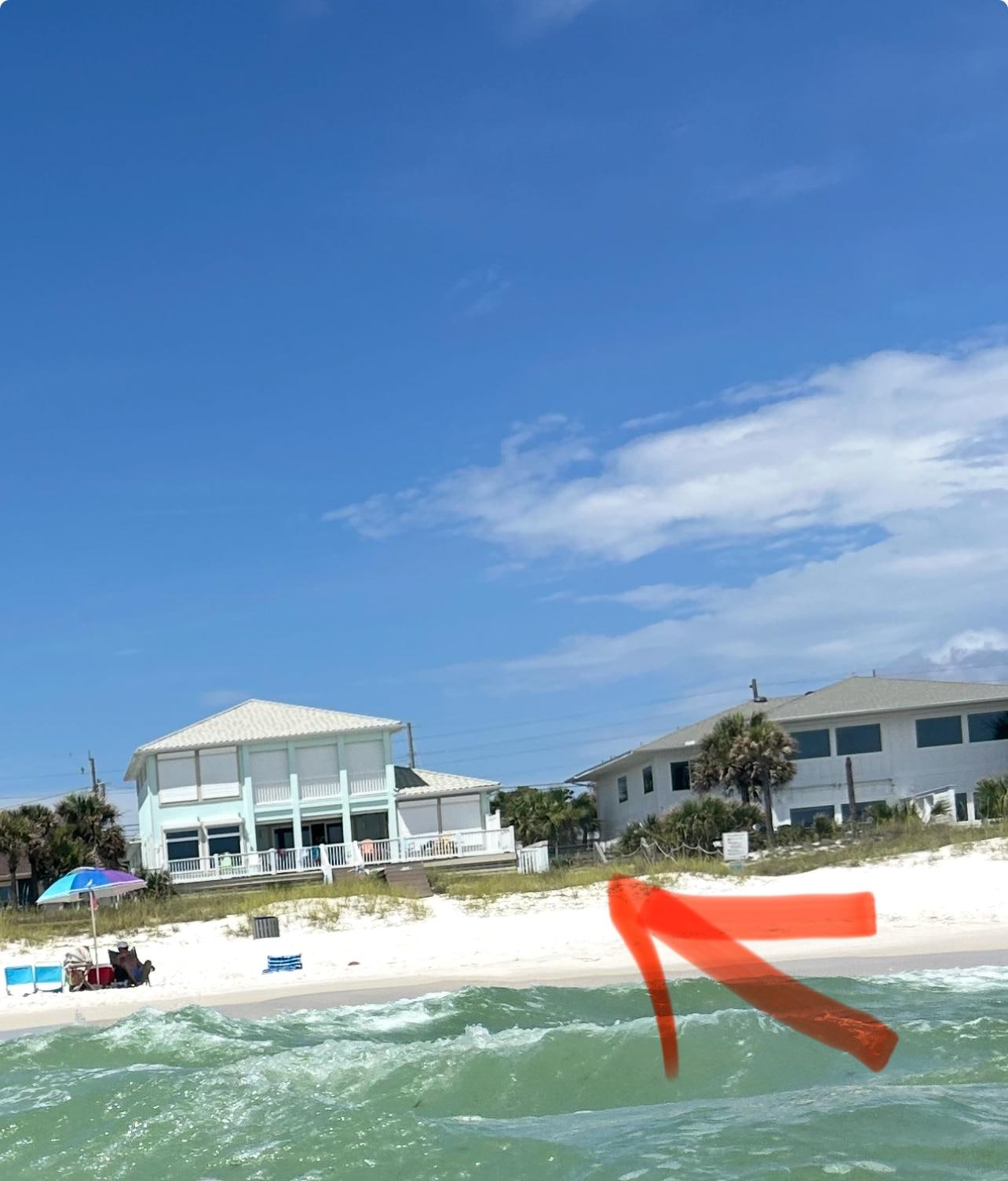 Water view of Beach Access 48.