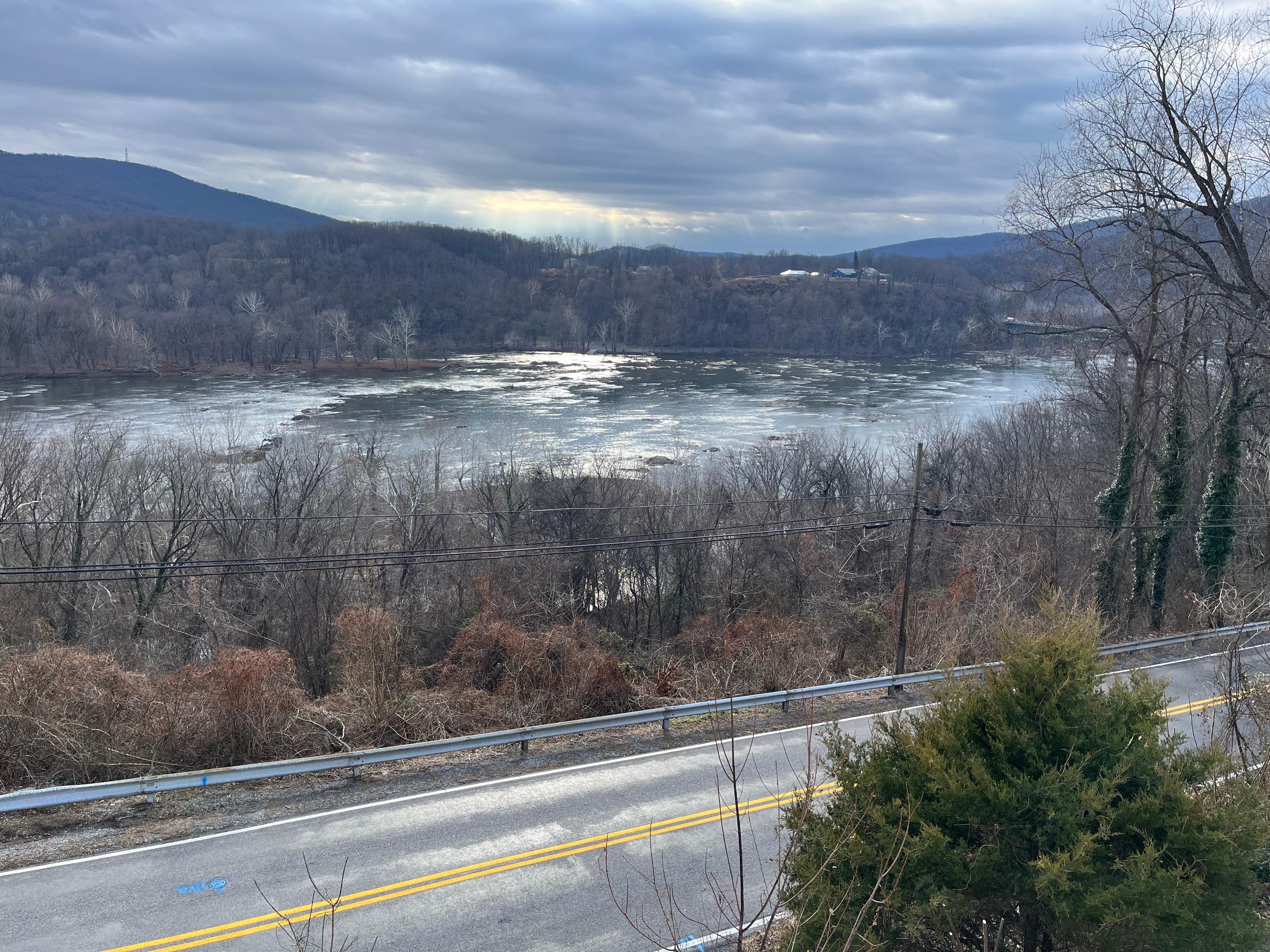 The Potomac River from the deck! 