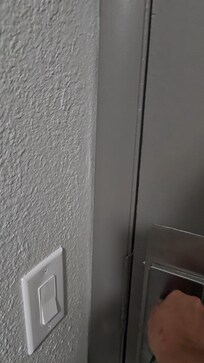 Interior door to hallway