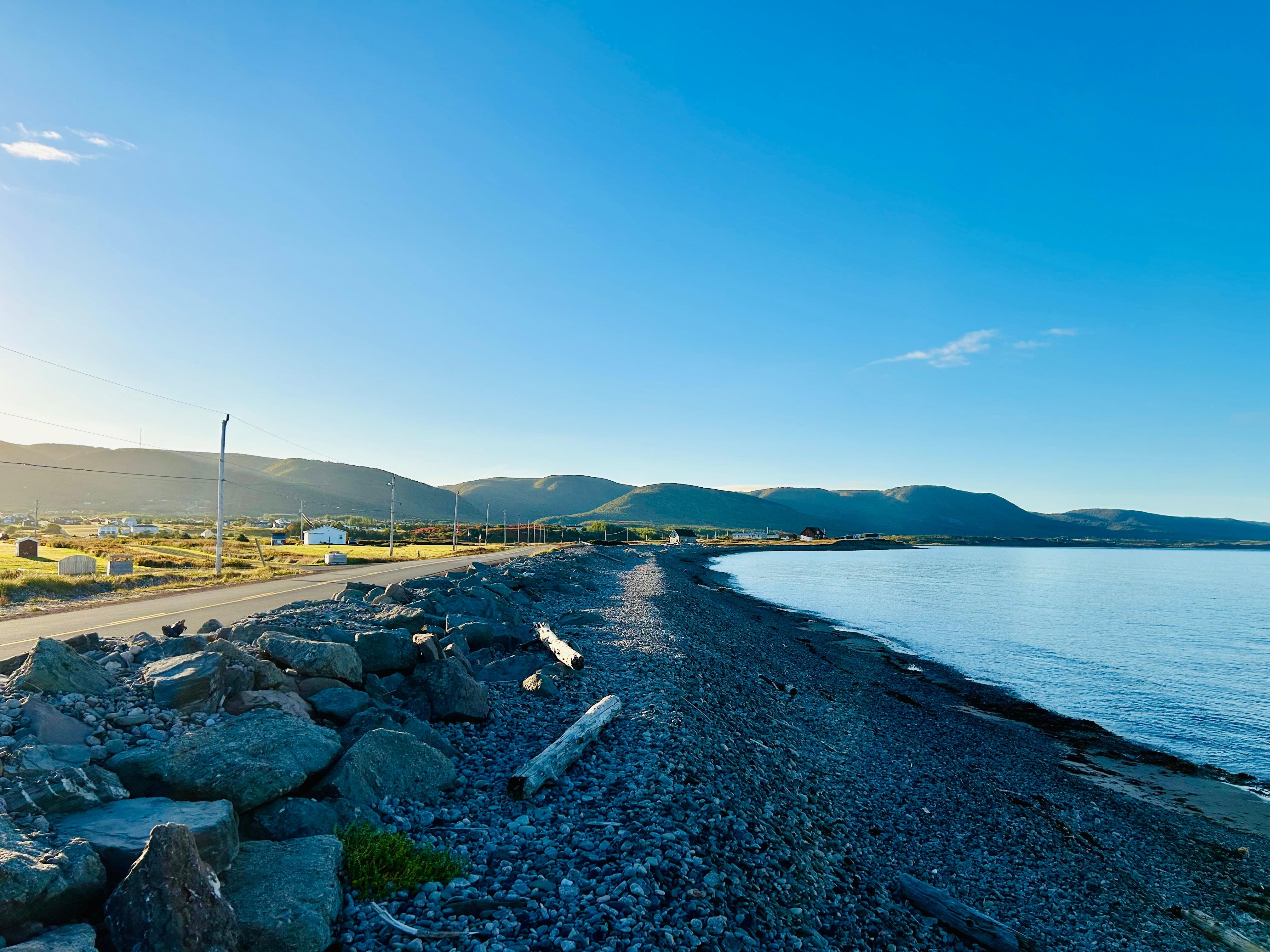 Beach across from the cottage