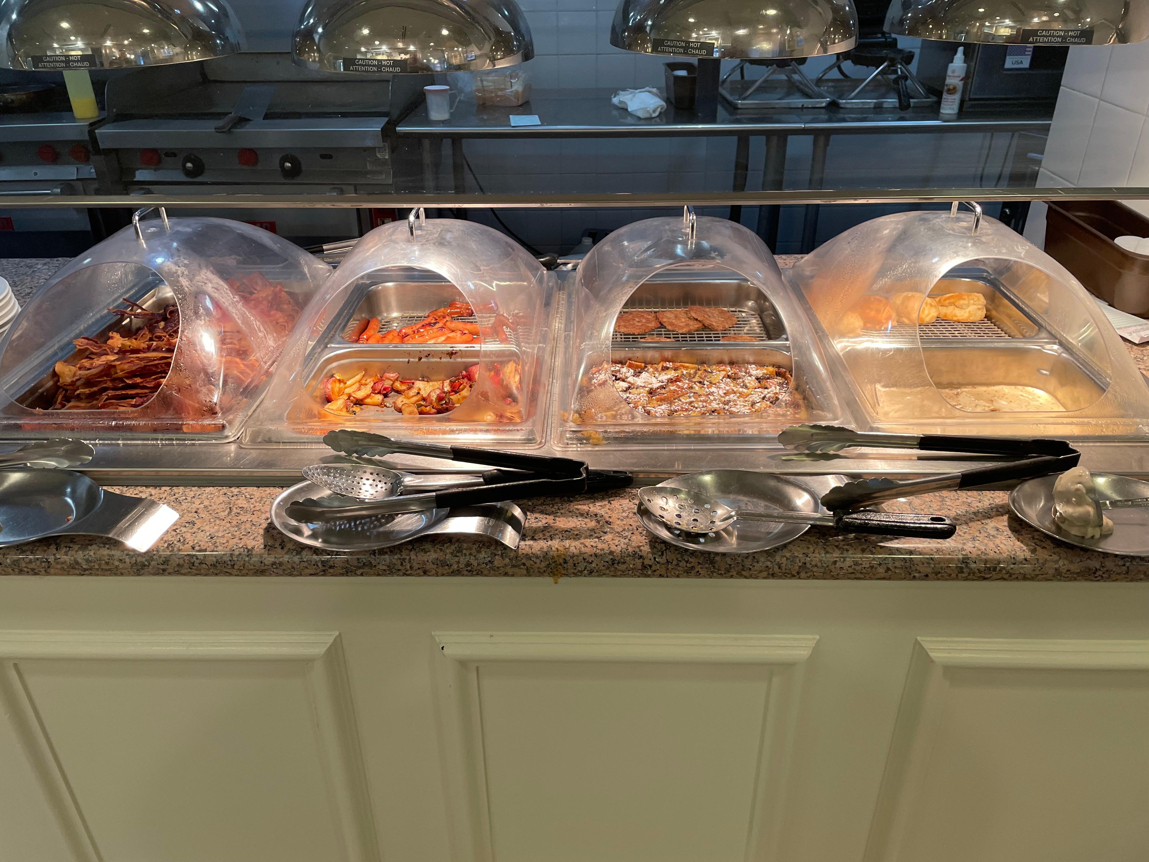 Breakfast buffet that you had to pay $17 a person for 