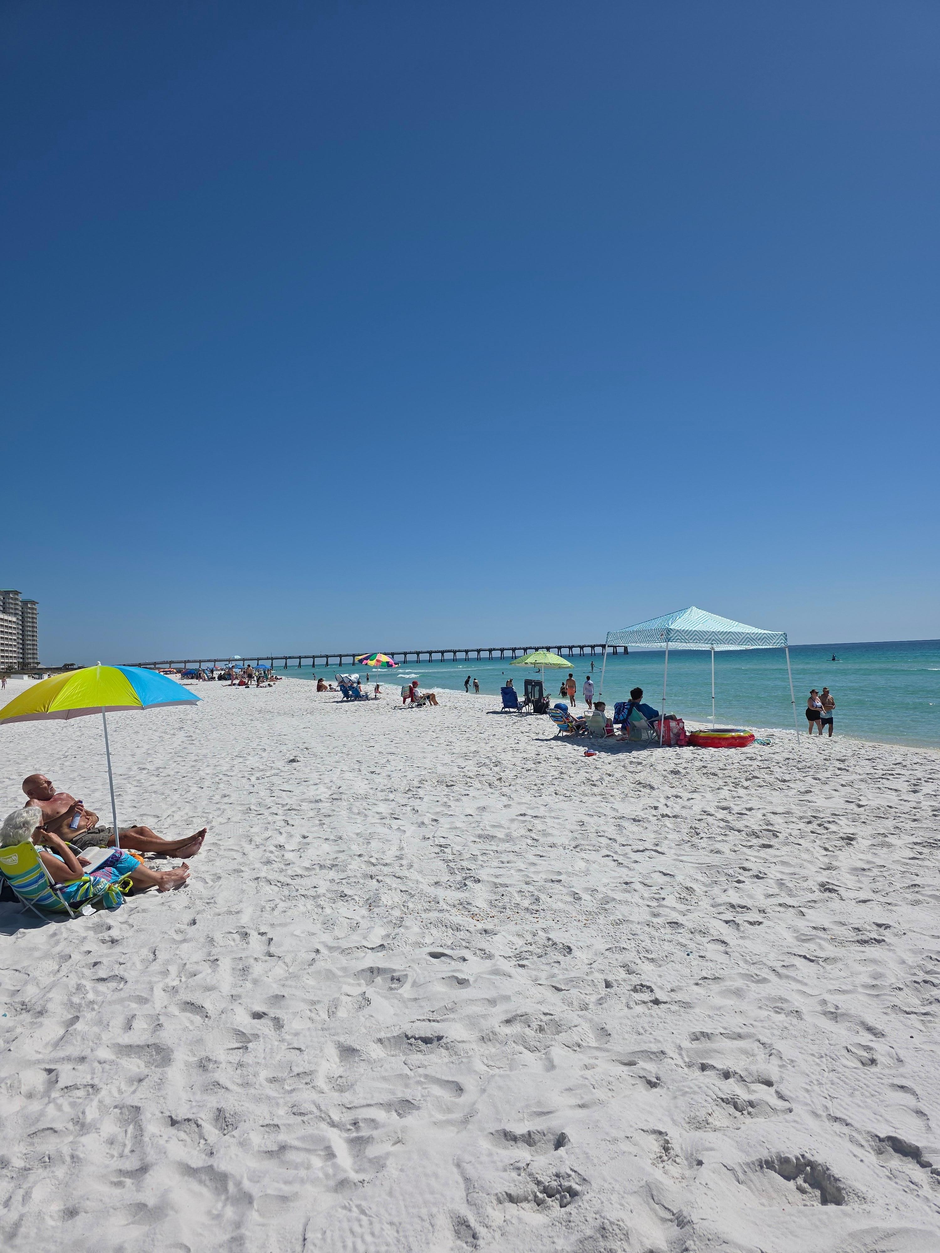 Was nice that the beach was never too crowded