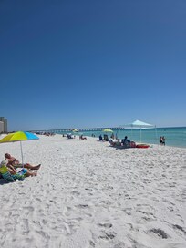 Was nice that the beach was never too crowded