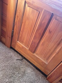 Worn cabinets