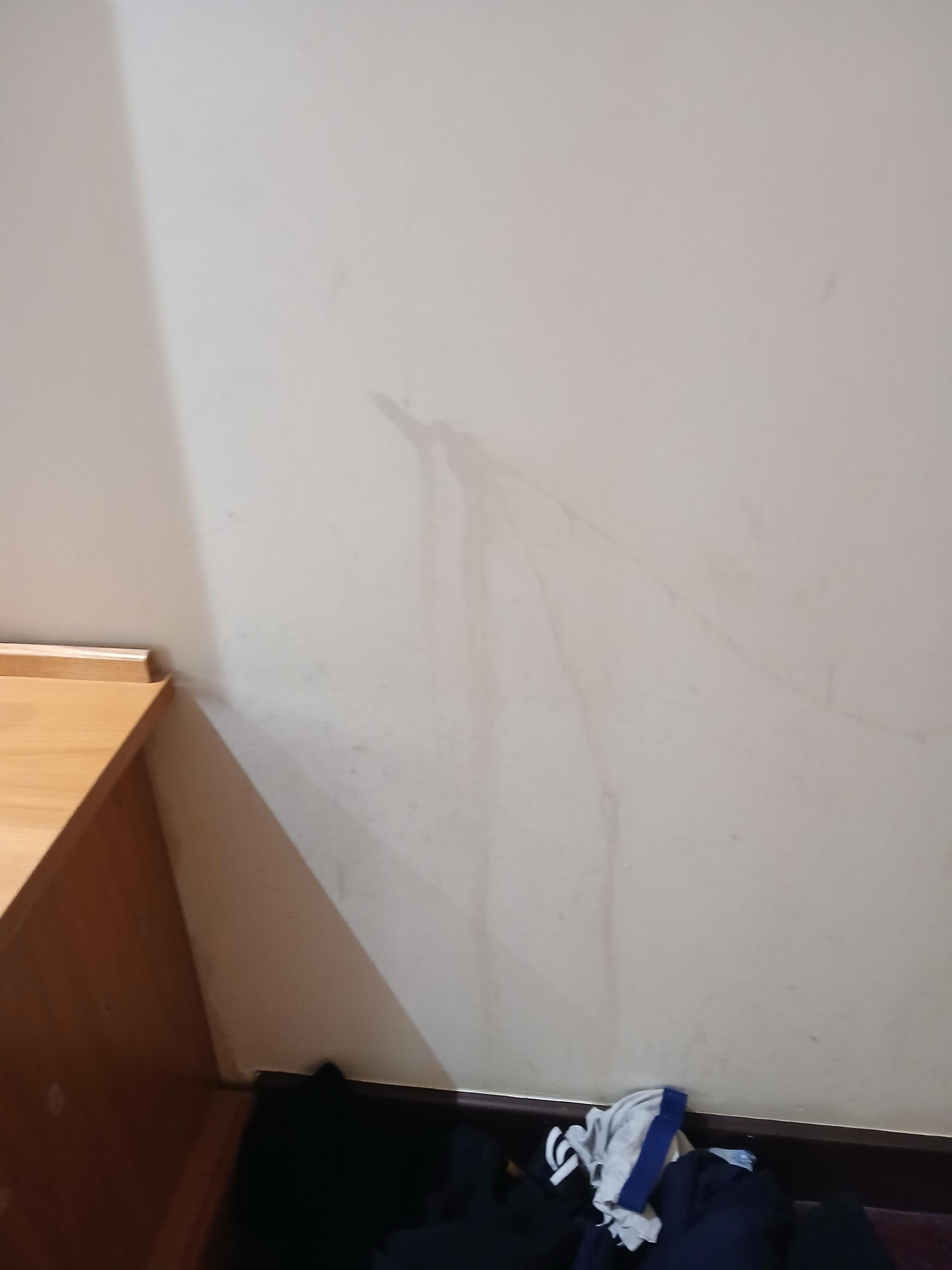 Stains on the wall