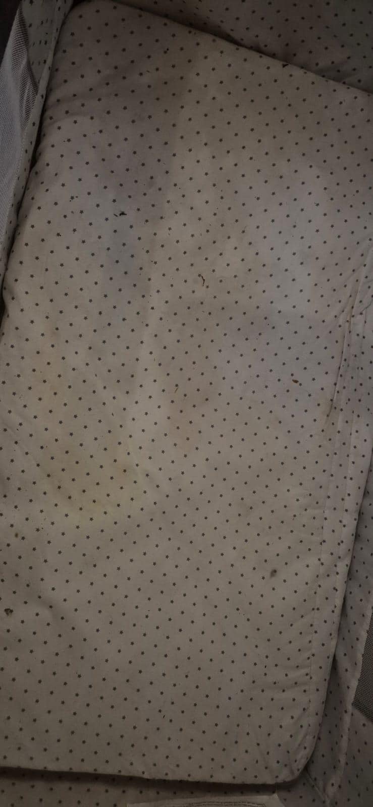 Stains on baby cot