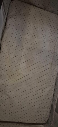 Stains on baby cot