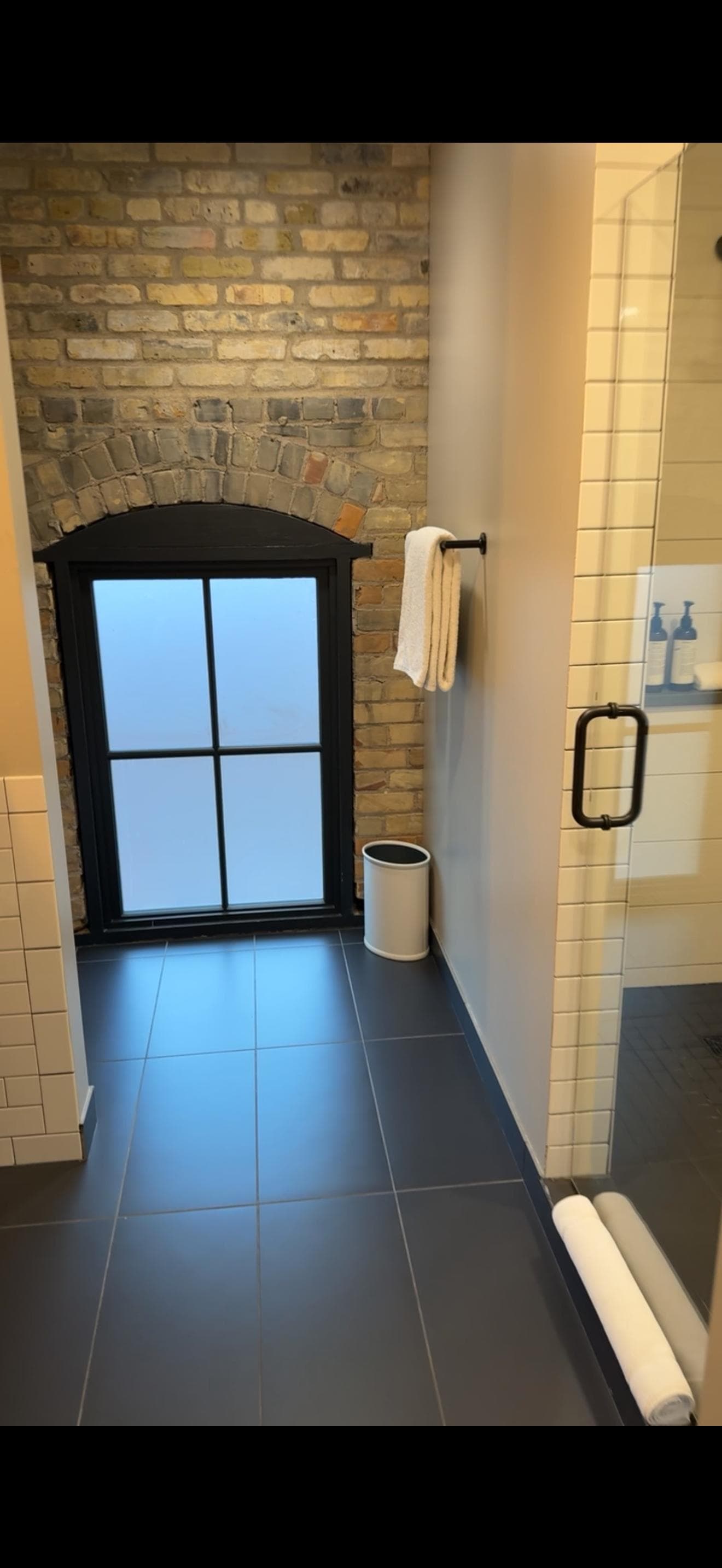 Luxurious bathroom, with a walk in shower!