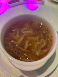 Fish maw soup. Yummy