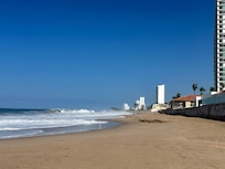 The beach right in front of the resort.