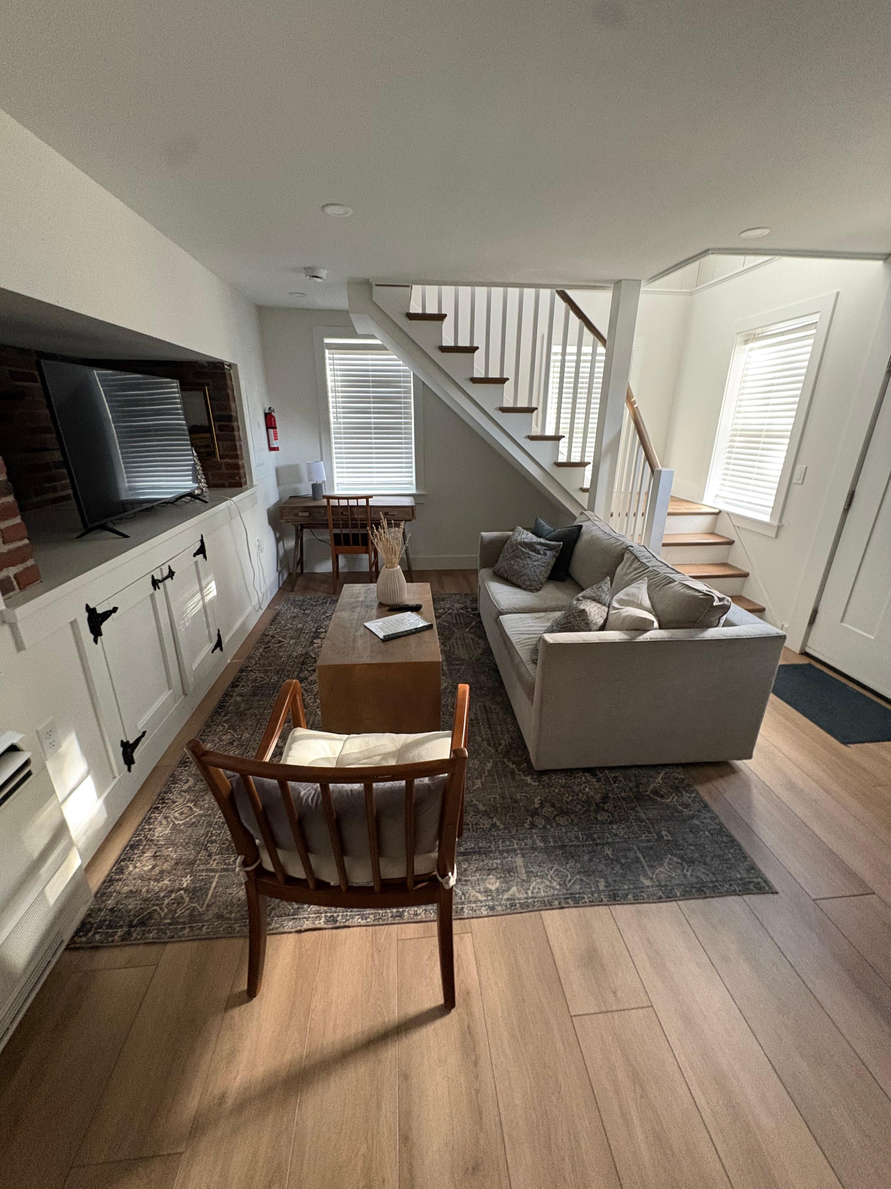 The living room was so cozy 