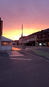 Merveilleux endroit pour les couchés de soleil