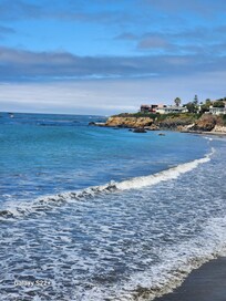 This is another view of the beach osea to the Motel