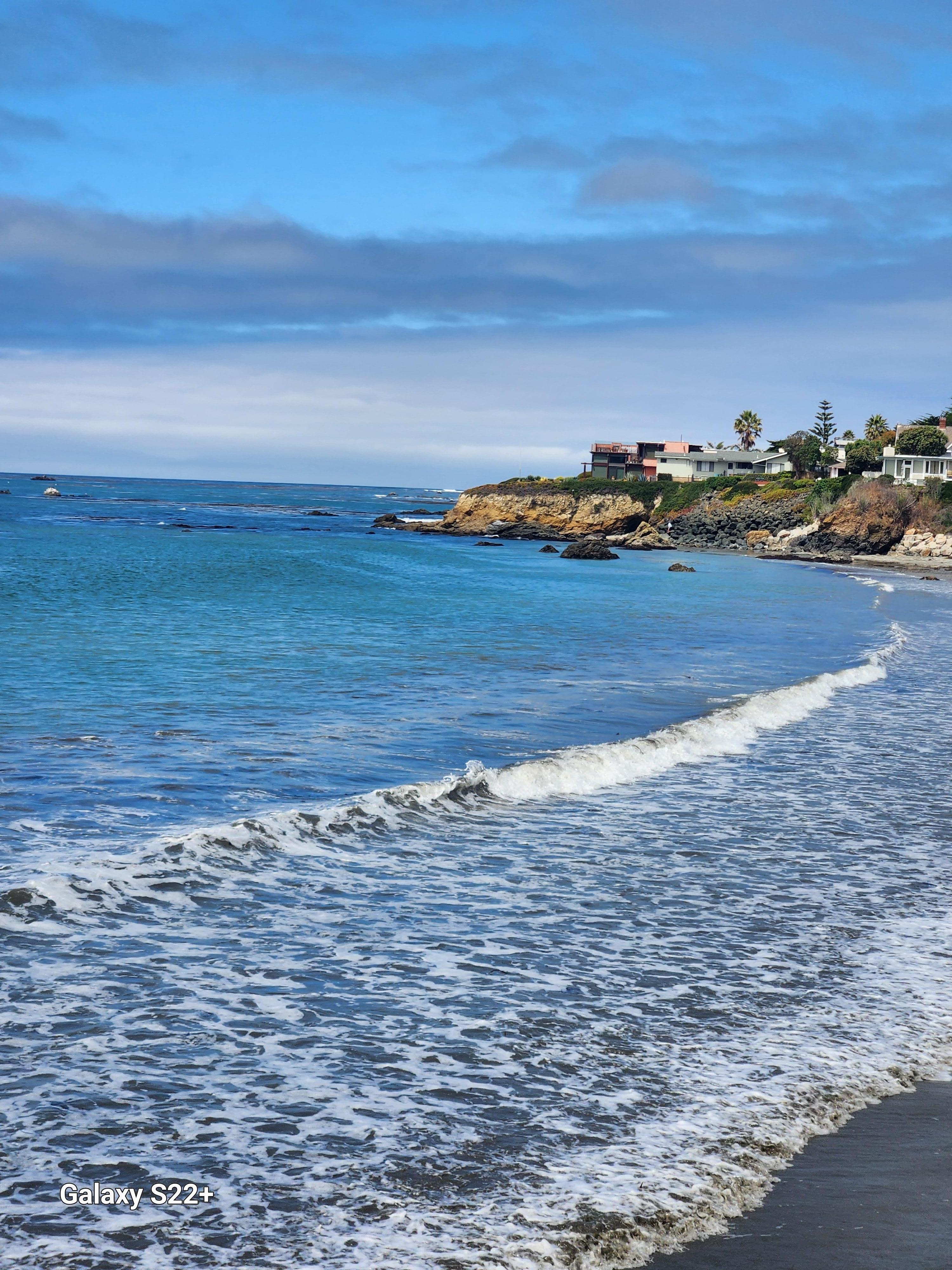 This is another view of the beach osea to the Motel