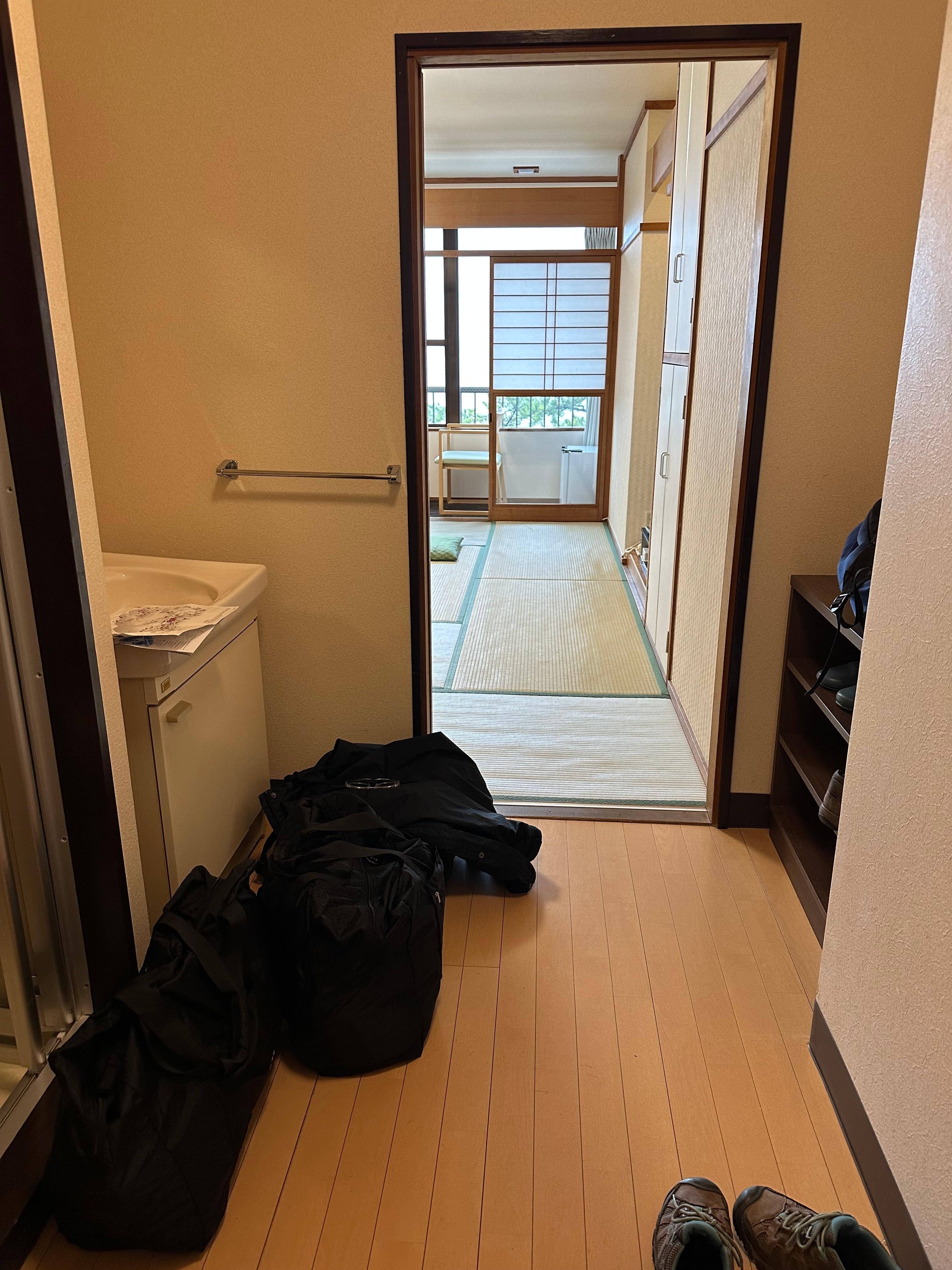 View into room from entryway