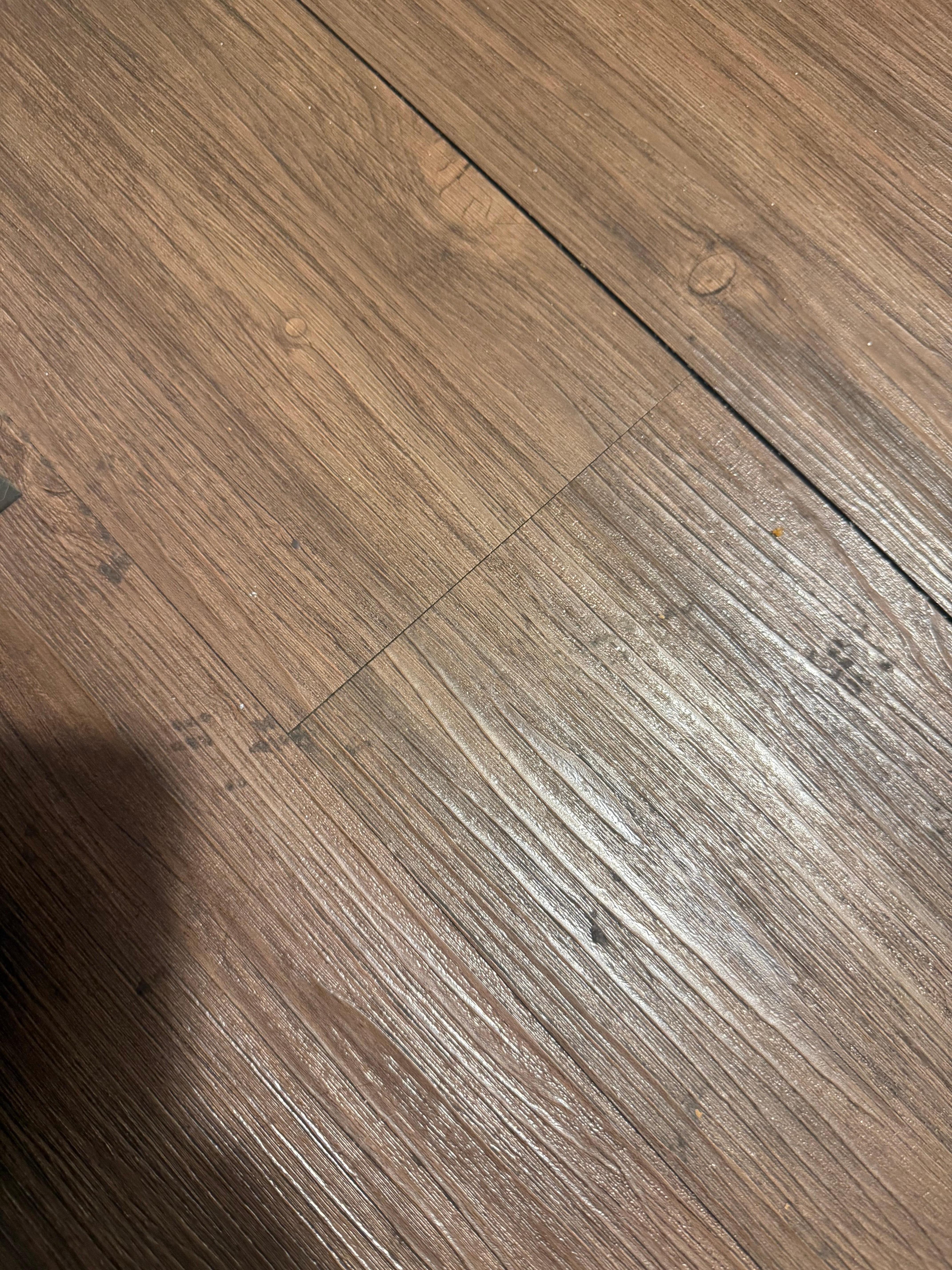 Nasty looking stuff on the floor by desk.  I hope that it wasn’t dog poop. 