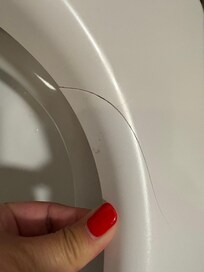 Al sentarse, el plástico se abría y podía rasguñar
