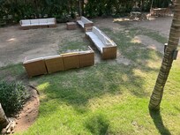 Ripped couches in one of the only hang out areas