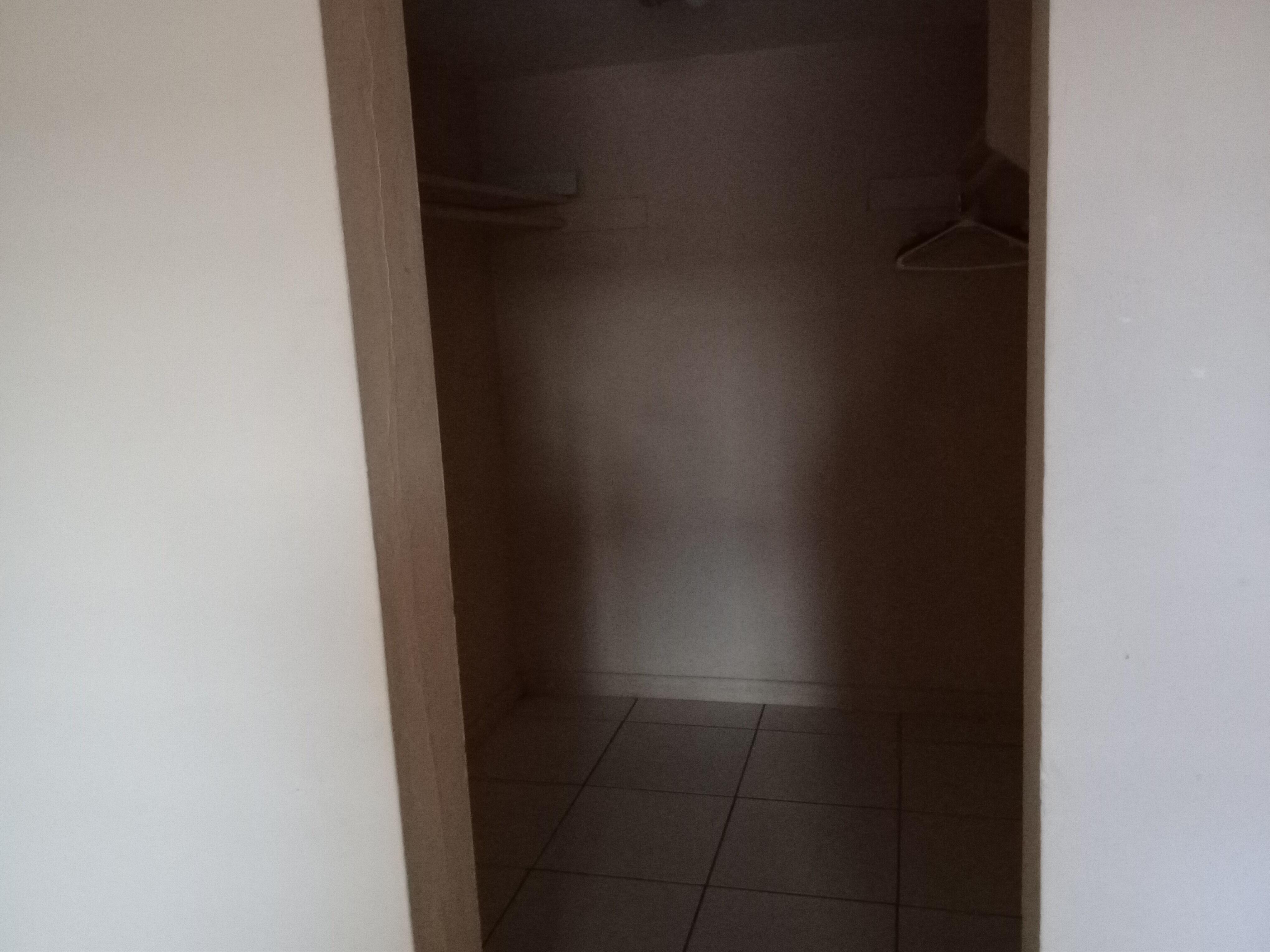 Walk in closet - light fixture did not have a cover