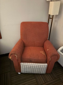 Chair in room.
