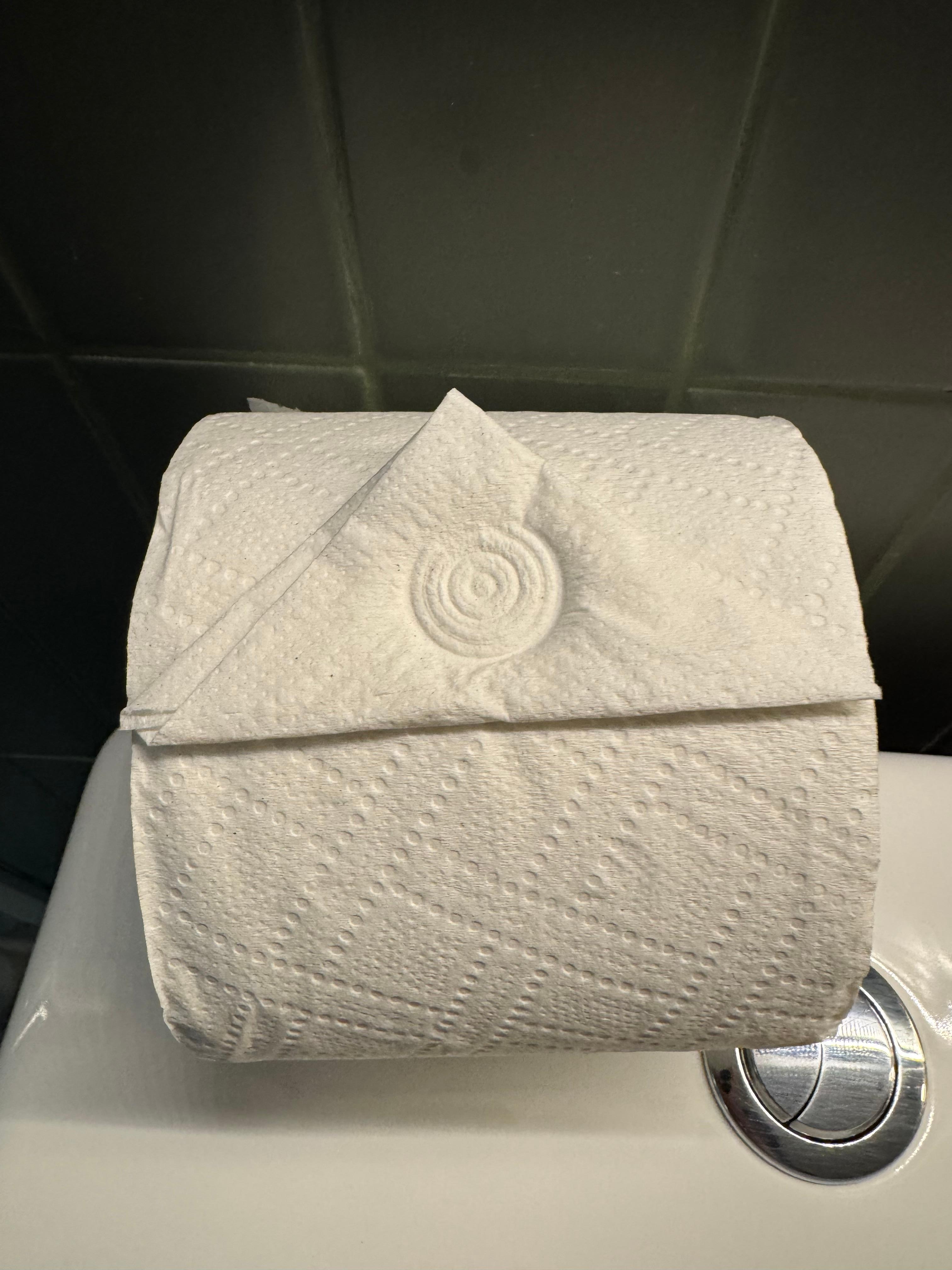 Even the toilet paper had the BAUMA stamp. 